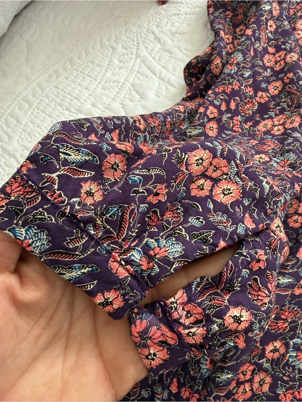 Natalie Martin Fiore Maxi Aubergine Floral S - Picture 7 of 10